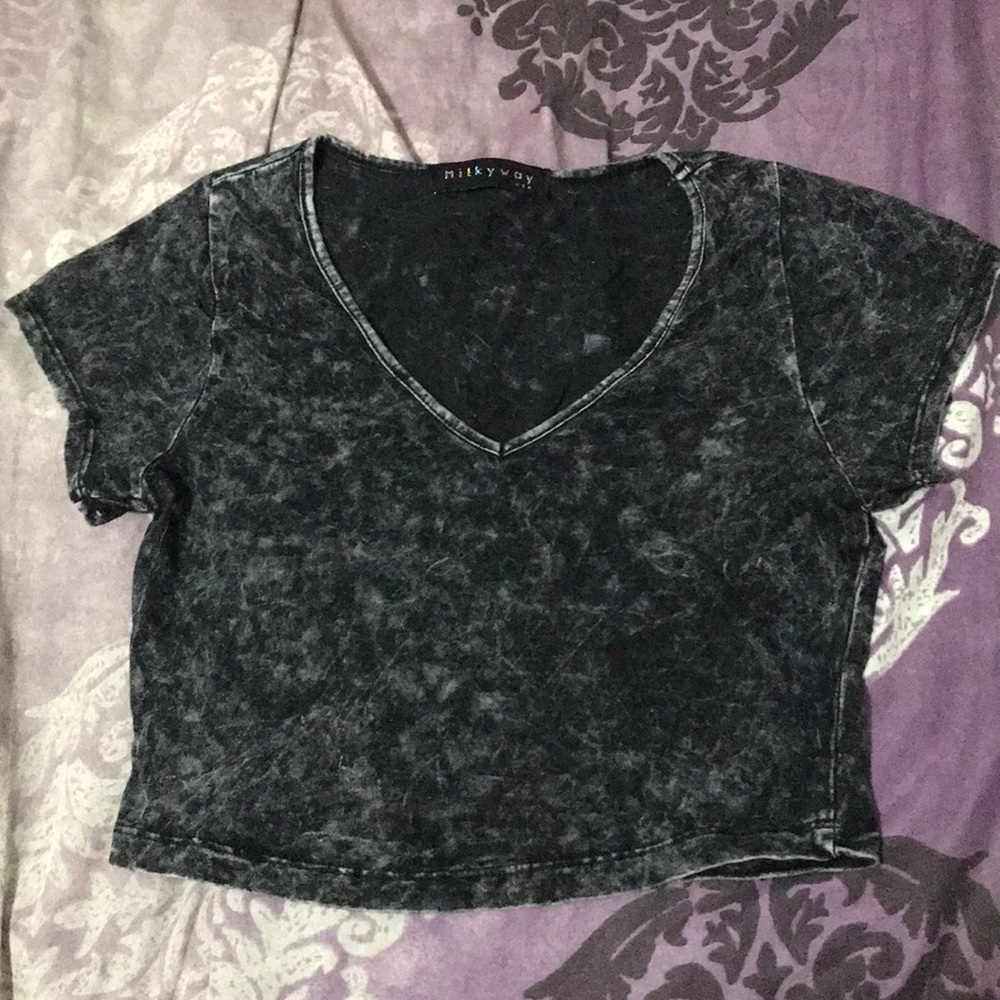 MARBLE CROP TOP